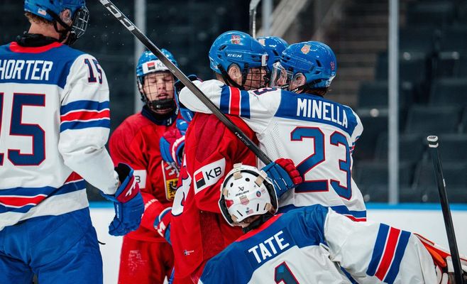 Czech U18 team falls 4:6 to USA at Gretzky Cup in Edmonton after dramatic third-period comeback bid