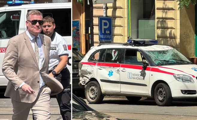 Police open criminal investigation into Turek's crash near Náměstí I. P. Pavlova