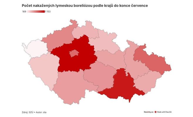 Кліщовий бореліоз б'є рекорди в Чехії: до 90 нових випадків на день