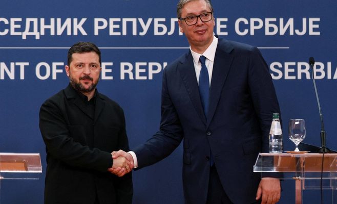 Вучич на зустрічі із Зеленським у Белграді: не чекаю швидкого завершення війни