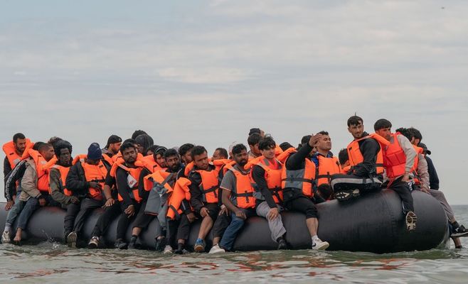 Record 230 Migrants Crammed Onto a Single Boat to Reach Britain