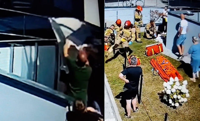 У Польщі троє чоловіків розтягнутою ковдрою врятували чотирирічну дівчинку, яка впала з п'ятого поверху