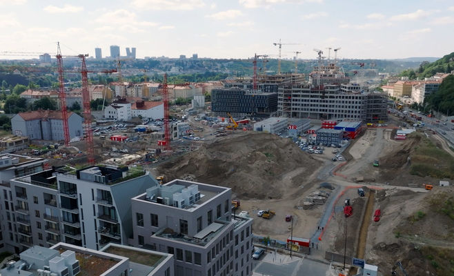 Prague's largest-ever development takes shape in Smíchov — homes for 12,000 residents and a new ČEZ headquarters