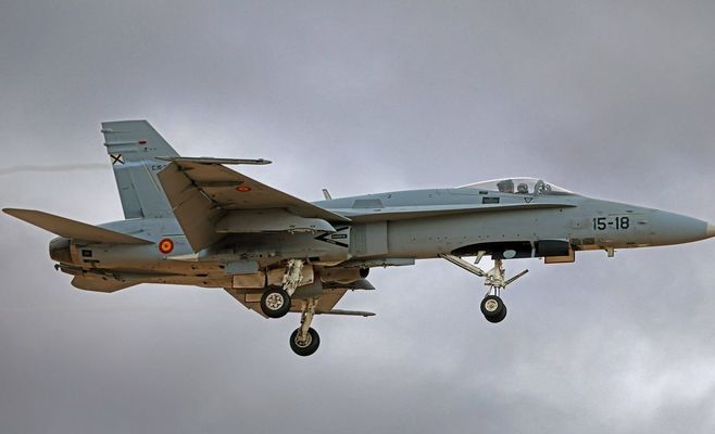Spanish Fighter Jet Shoots Down Russian Drone Over Romanian Territory