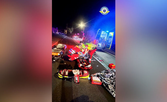 In Opava region, driver hits young man lying on the road