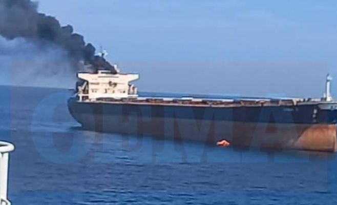 Drones strike Greek cargo ship and vessel that came to its aid near Novorossiysk