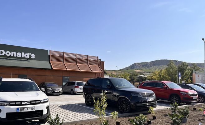A McDonald's Just Opened in Protected Pálava — But You Can Barely See It