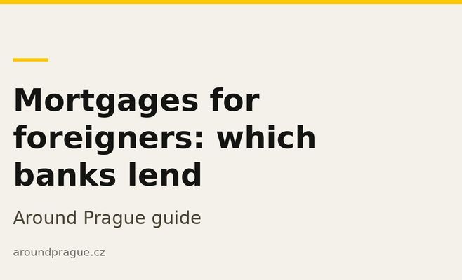 Which banks in Czechia give mortgages to foreigners: a breakdown by residence status