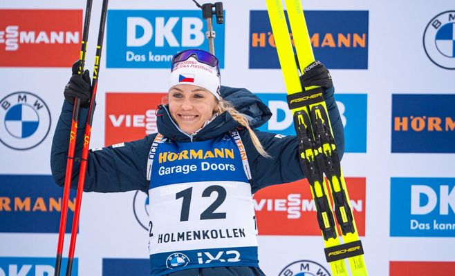 Vobornikova Shoots Clean to Win Biathlon Show Race in Dresden