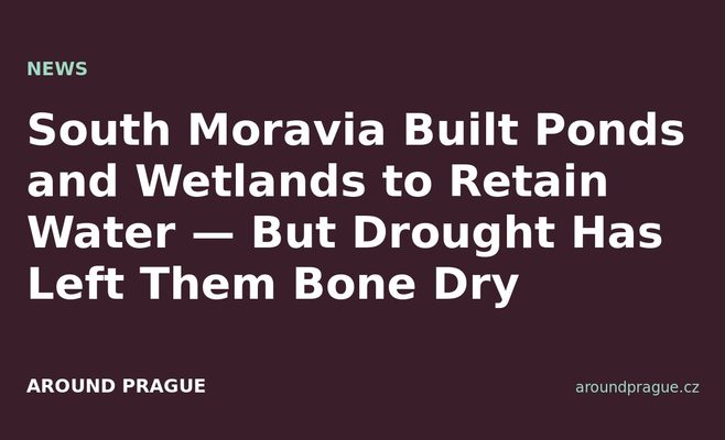 South Moravia Built Ponds and Wetlands to Retain Water — But Drought Has Left Them Bone Dry