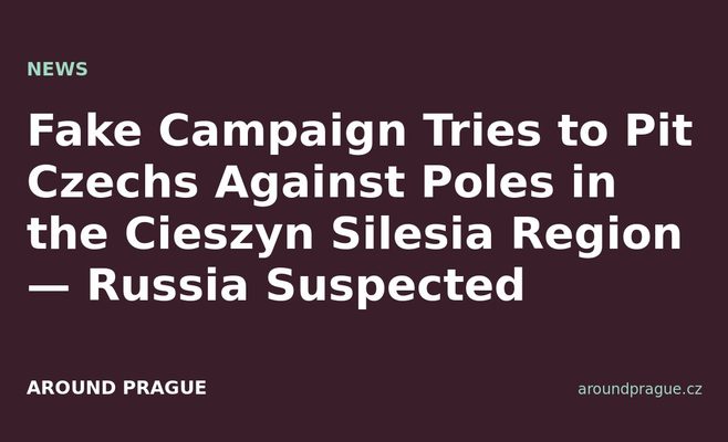 Fake Campaign Tries to Pit Czechs Against Poles in the Cieszyn Silesia Region — Russia Suspected