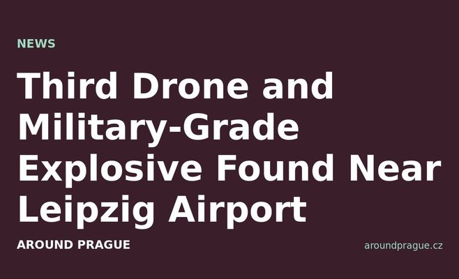 Third Drone and Military-Grade Explosive Found Near Leipzig Airport