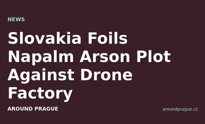 Slovakia Foils Napalm Arson Plot Against Drone Factory
