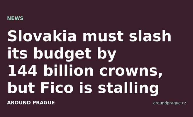 Slovakia must slash its budget by 144 billion crowns, but Fico is stalling