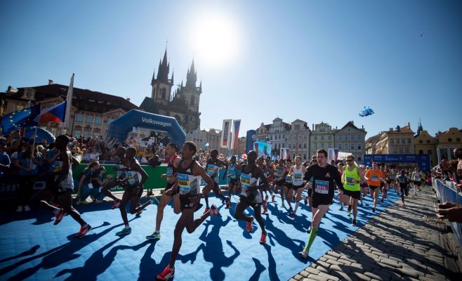 Volkswagen пражский марафон