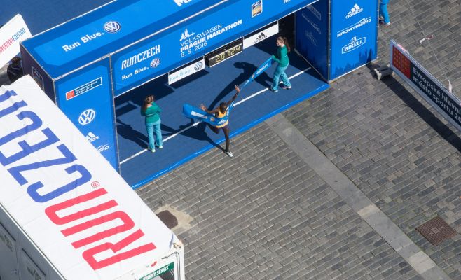 Volkswagen пражский марафон