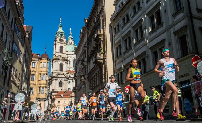 Volkswagen пражский марафон