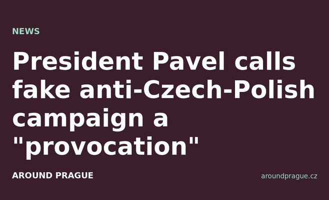 President Pavel calls fake anti-Czech-Polish campaign a 