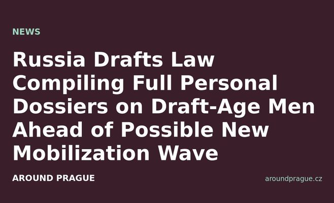Russia Drafts Law Compiling Full Personal Dossiers on Draft-Age Men Ahead of Possible New Mobilization Wave