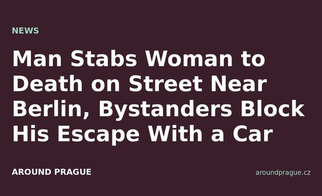 Man Stabs Woman to Death on Street Near Berlin, Bystanders Block His Escape With a Car