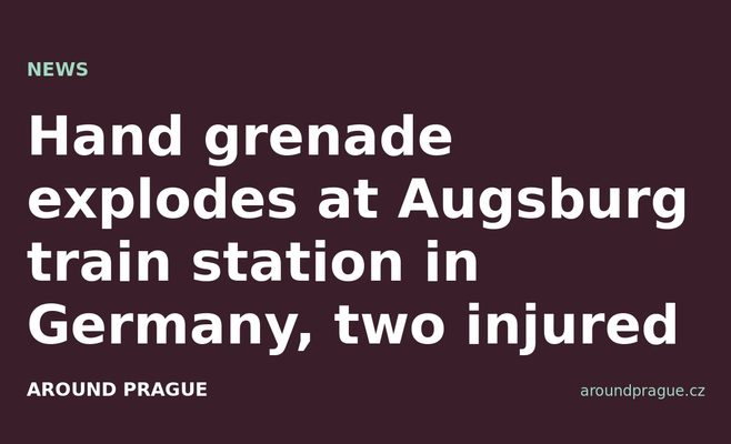 Hand grenade explodes at Augsburg train station in Germany, two injured