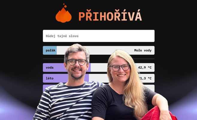 Захаровы создали словесную игру «Přihořívá» — теперь её ежедневно включают тысячи чехов