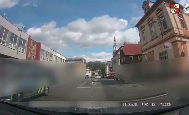 В Чехии водитель устроил опасную погоню от полиции в Ческе-Липе