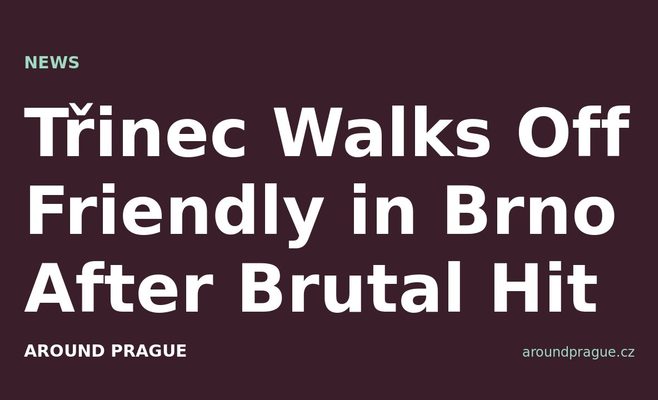 Třinec Walks Off Friendly in Brno After Brutal Hit