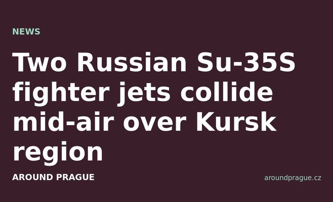 Two Russian Su-35S fighter jets collide mid-air over Kursk region