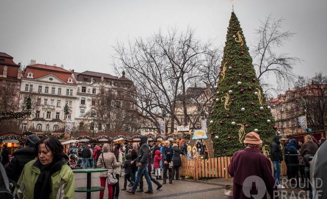 Рождественские рынки на площади Мира