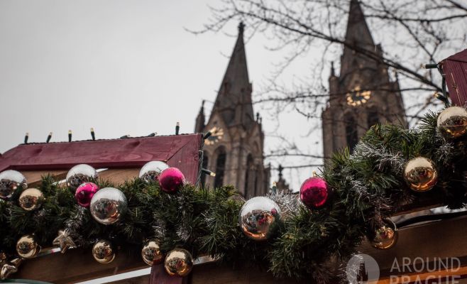 Рождественские рынки на площади Мира