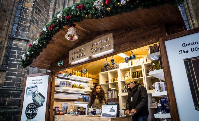 Рождественские рынки на Пражском Граде