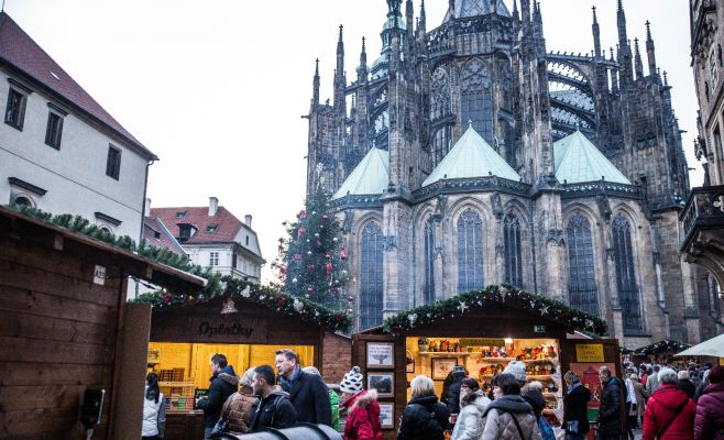 Рождественские рынки на Пражском Граде