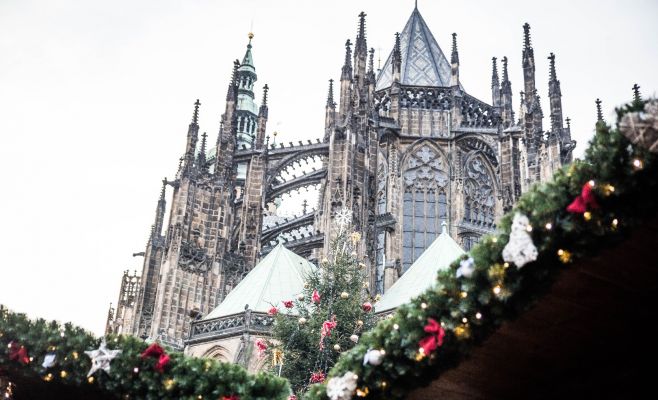 Рождественские рынки на Пражском Граде