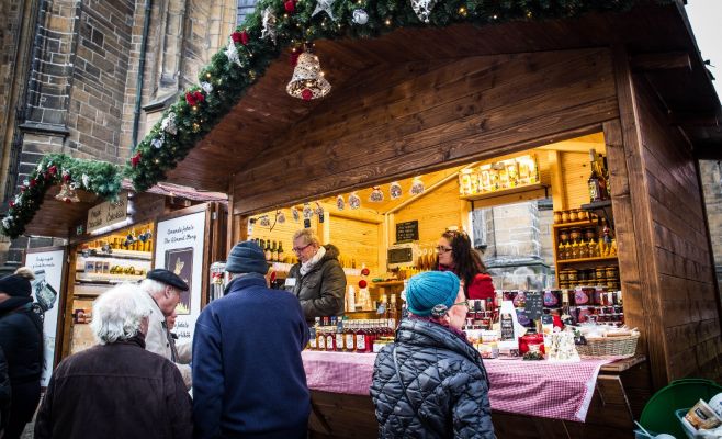 Рождественские рынки на Пражском Граде