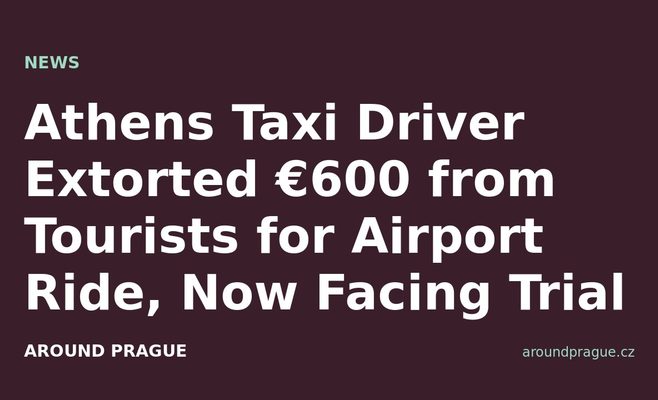 Athens Taxi Driver Extorted €600 from Tourists for Airport Ride, Now Facing Trial