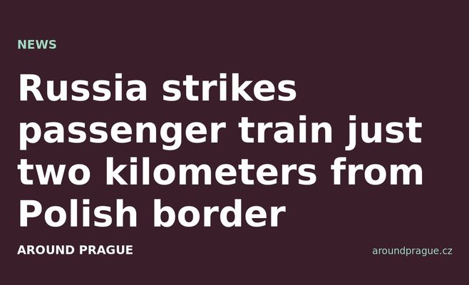 Russia strikes passenger train just two kilometers from Polish border