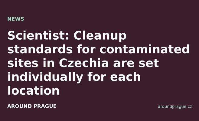 Scientist: Cleanup standards for contaminated sites in Czechia are set individually for each location
