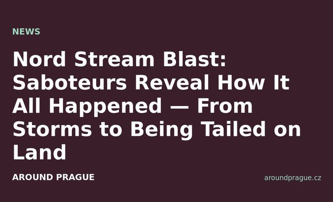 Nord Stream Blast: Saboteurs Reveal How It All Happened — From Storms to Being Tailed on Land