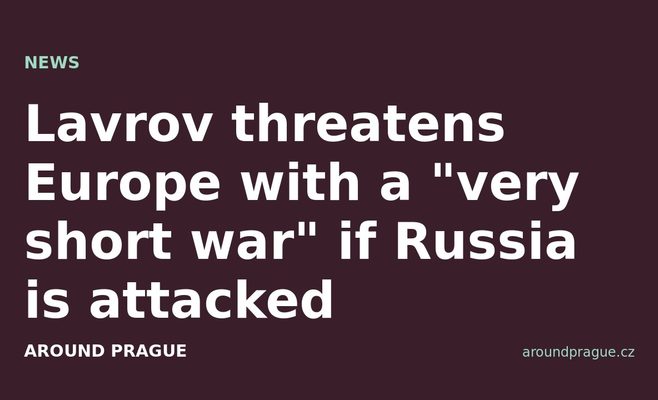 Lavrov threatens Europe with a 