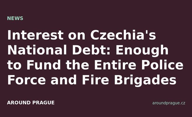 Interest on Czechia's National Debt: Enough to Fund the Entire Police Force and Fire Brigades