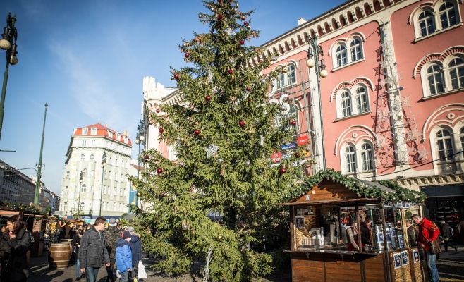 Рождественские рынки у ТРЦ «Палладиум»