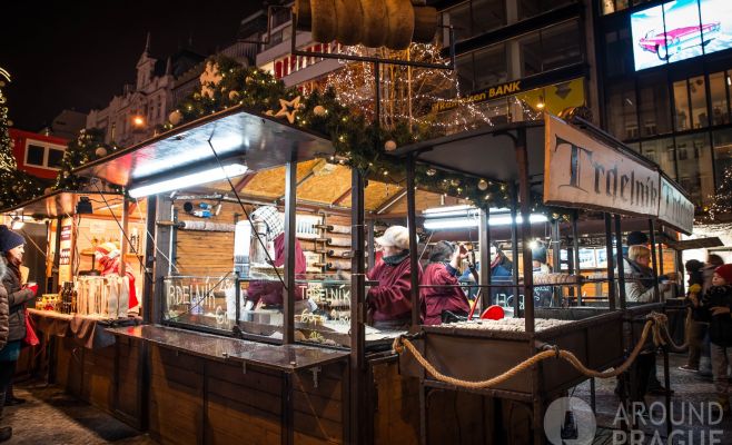 Рождественские рынки на Вацлавской площади