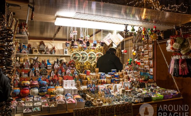 Рождественские рынки на Вацлавской площади