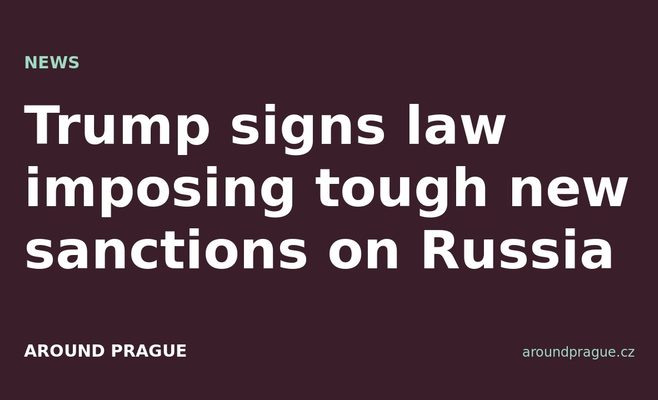 Trump signs law imposing tough new sanctions on Russia