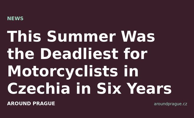 This Summer Was the Deadliest for Motorcyclists in Czechia in Six Years