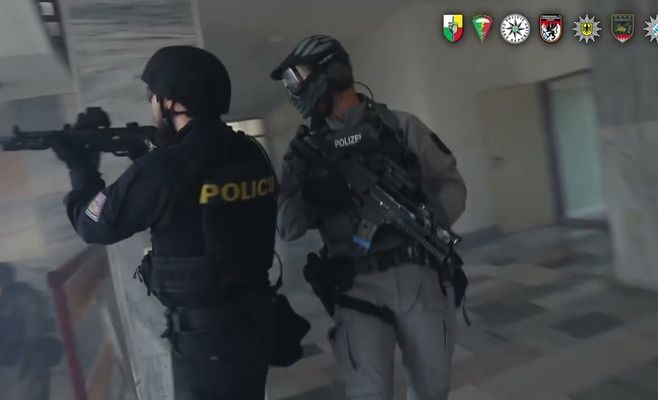 Полиция Чехии и Германии провели совместные учения в Линях