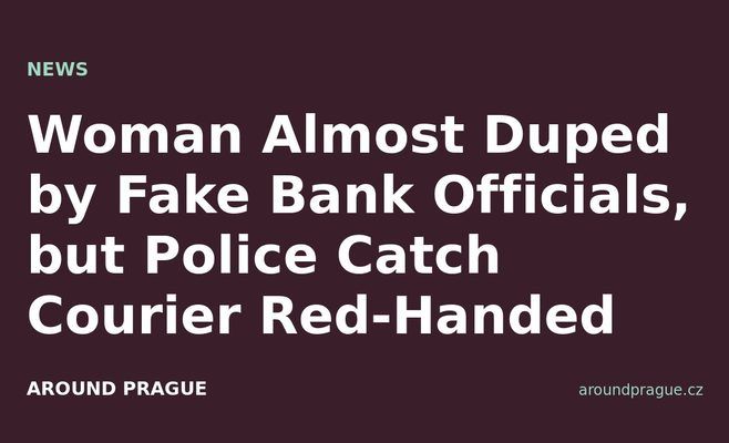 Woman Almost Duped by Fake Bank Officials, but Police Catch Courier Red-Handed
