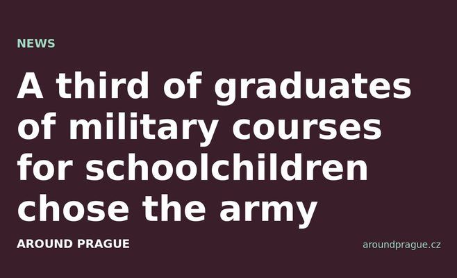 A third of graduates of military courses for schoolchildren chose the army