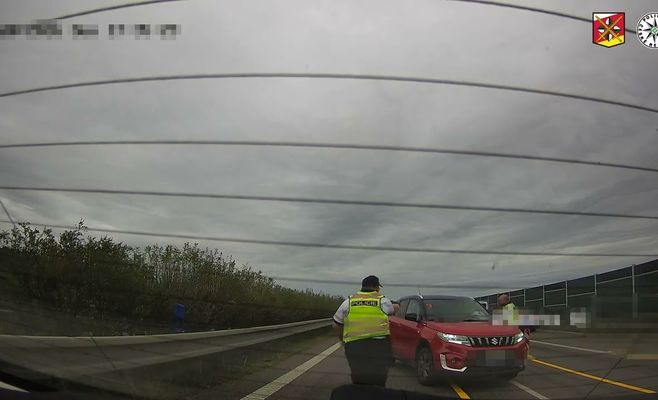 В Чехии задержали мужчину, угнавшего машину и угрожавшего водителю
